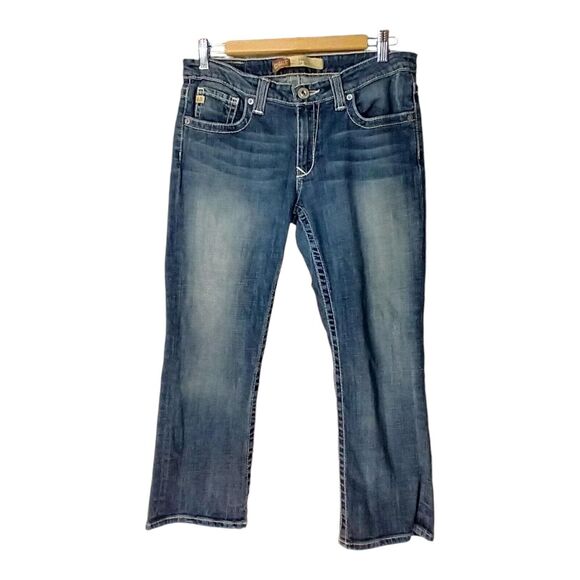 Big Star Remy Capri Jeans Women’s Size 30 – Medium Wash Mid Rise Denim - Picture 3 of 8
